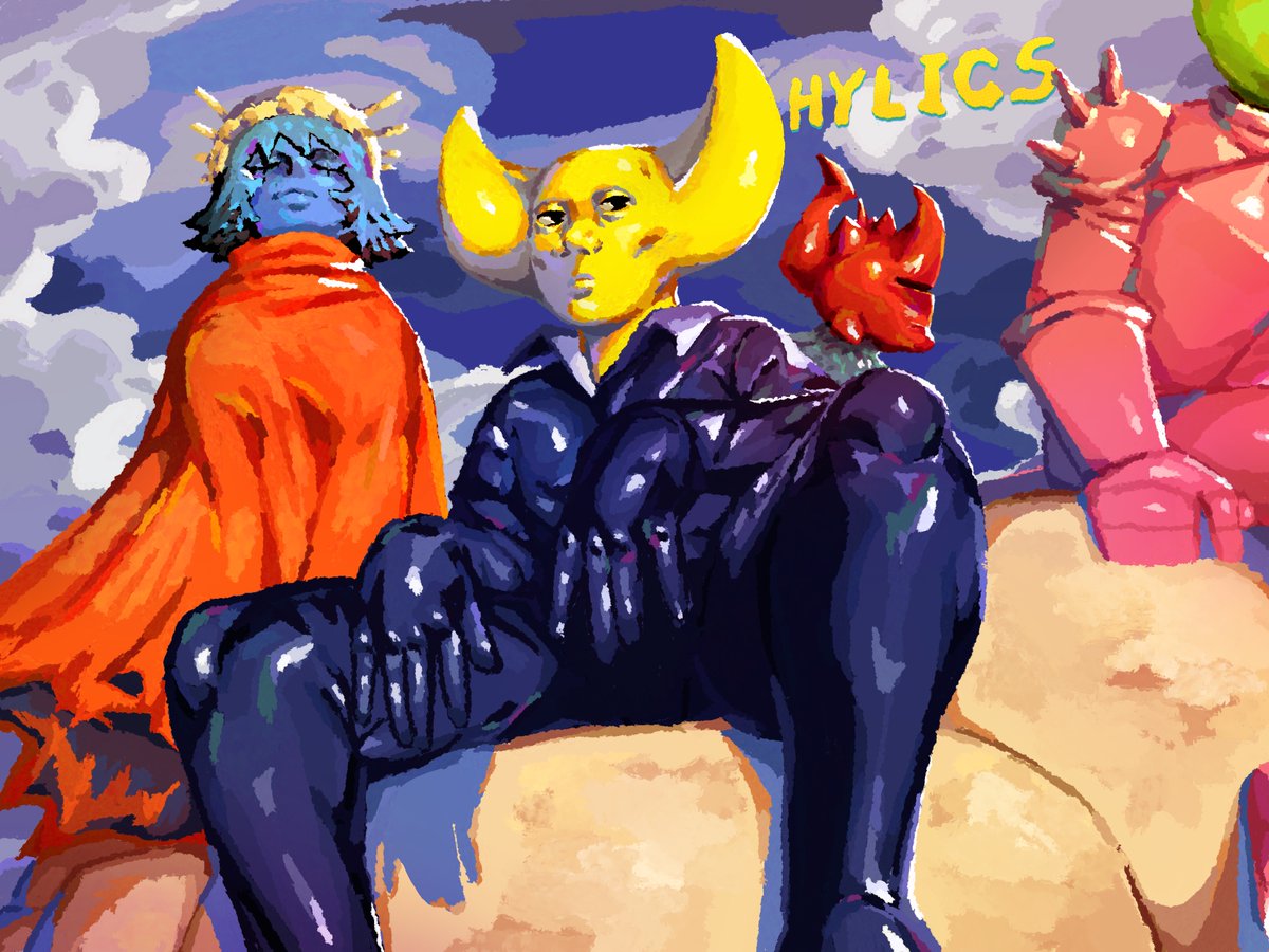 Trash_artist01's tweet photo. Redraw my hylics art i made 1-2 years ago https://t.co/dczsYretEx