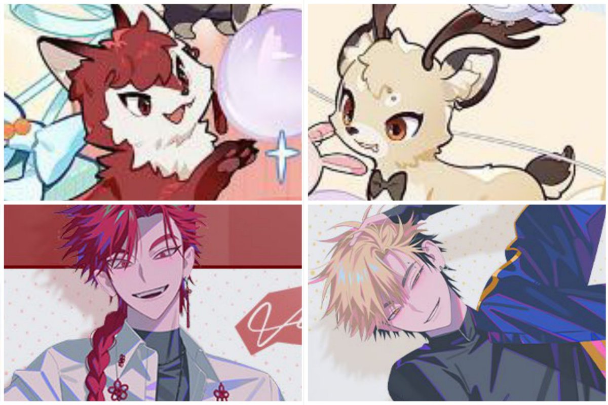 SapphirePyro's tweet image. Whether it's real or not, a sweet wolf and fawn/deer bond would remind me of them 🥹