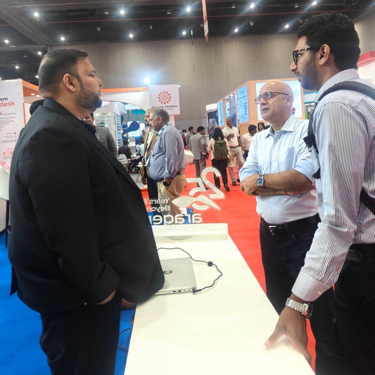 At #BioAsia2026, we saw the next chapter of India’s life sciences ecosystem taking shape.

Akhila and Irfan represented BizAcuity, engaging with biotech leaders, CROs, and digital health innovators on AI-led drug discovery, smarter clinical operations, regulatory technology, and