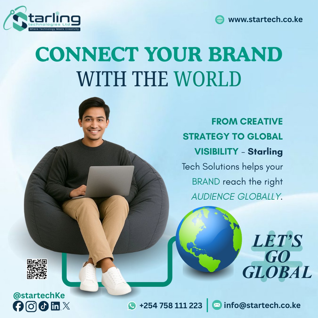 startechKE's tweet photo. Connectivity is the key to modern business success. Is your brand visible to the global market? 🌍
Let's transform your local success into a global story.
Reach out today:
📧 info@startech.co.ke
📞 +254 758 111 223
#DigitalStrategy #GlobalBusiness #Innovation #Startech https://t.co/zXK4Nq2fY4