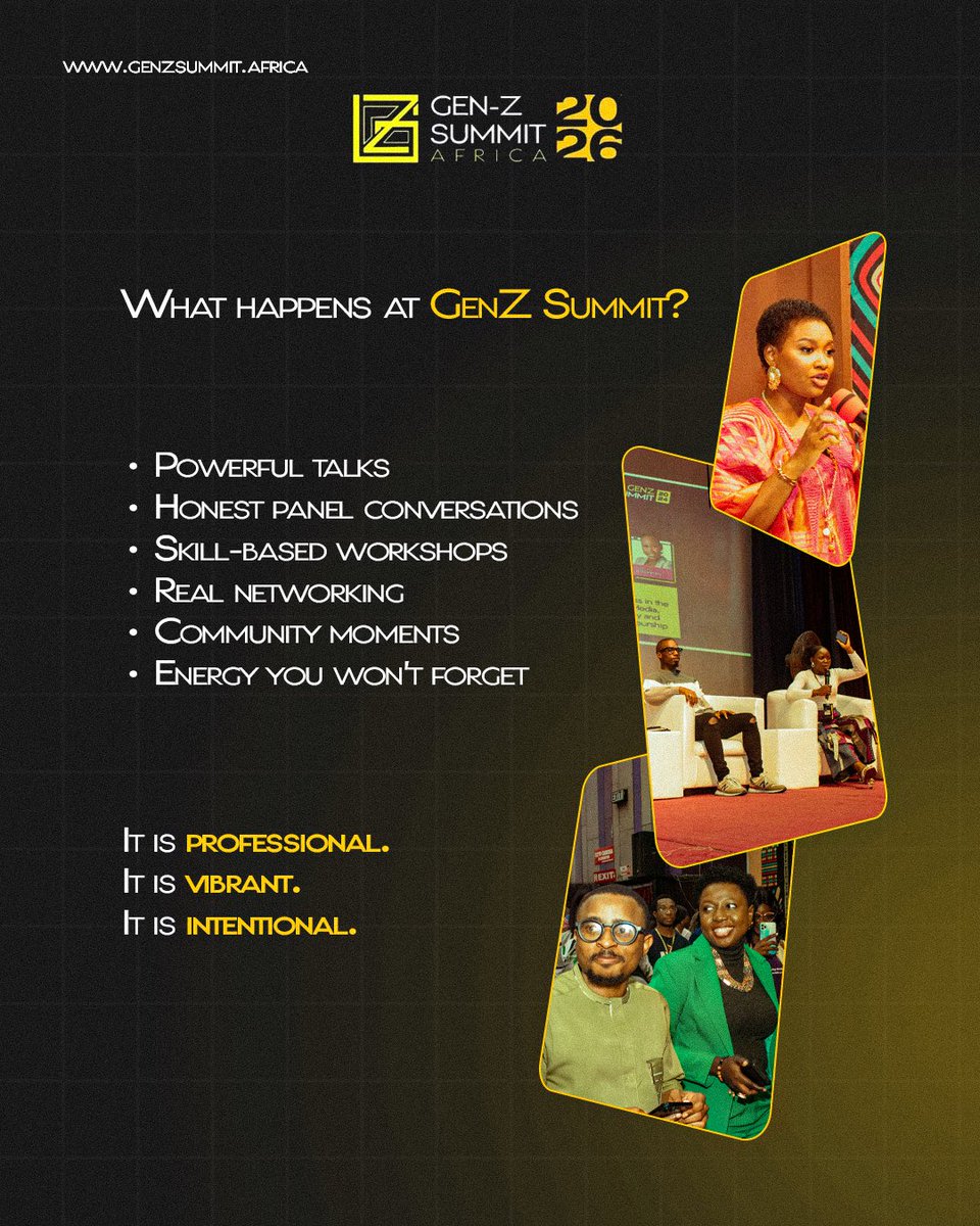 Gen Z Summit Africa #GenZSummit2025 tweet media