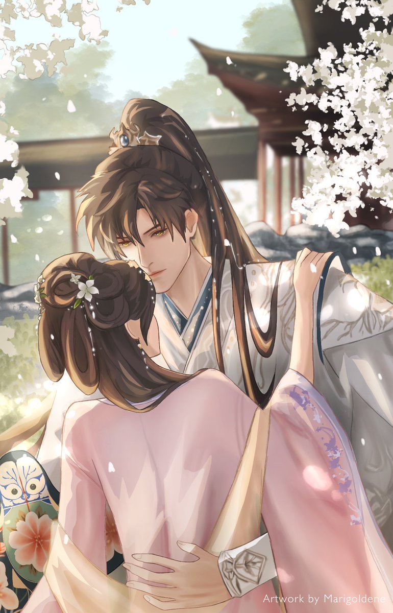 Marigoldene011's tweet image. Dont’t give me that look. I won’t break a promise that’s yet to be fulfilled.

#LoveandDeepspace #LADSLingeringTenderness #Zayne #Zaynefanart #Zaynexmc  #恋与深空 #黎深