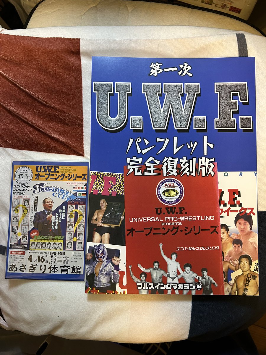 第一次UWFパンフレット完全復刻版 #フルスイングマガジン #チームフル