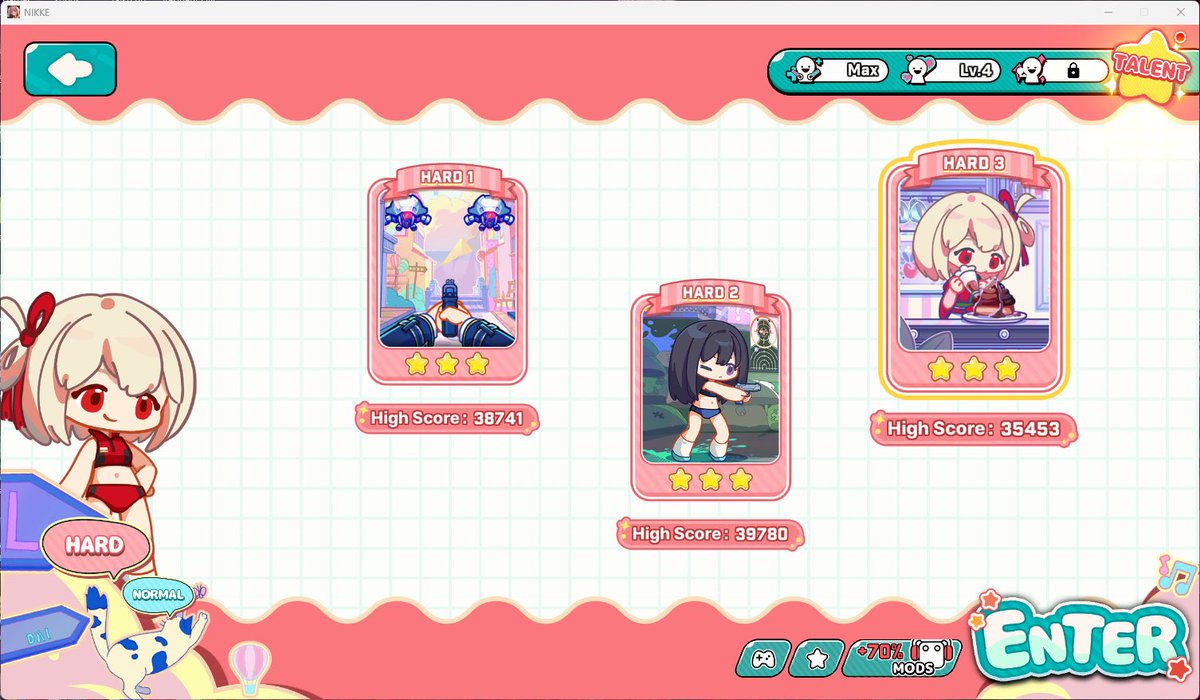 Casual rhythm gamer stuff, no easy mod required 😎 #NIKKE