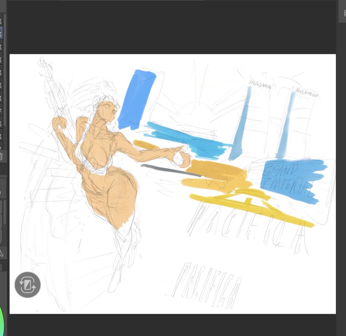 Nicelyitis's tweet photo. It’s been two months since I posted a proper tweet of a drawing, and nearly a year for an anthro drawing

Have something. Have some things.

#furry #sketch #illustration #らくがき　#絵 https://t.co/q5vFOA1xlG