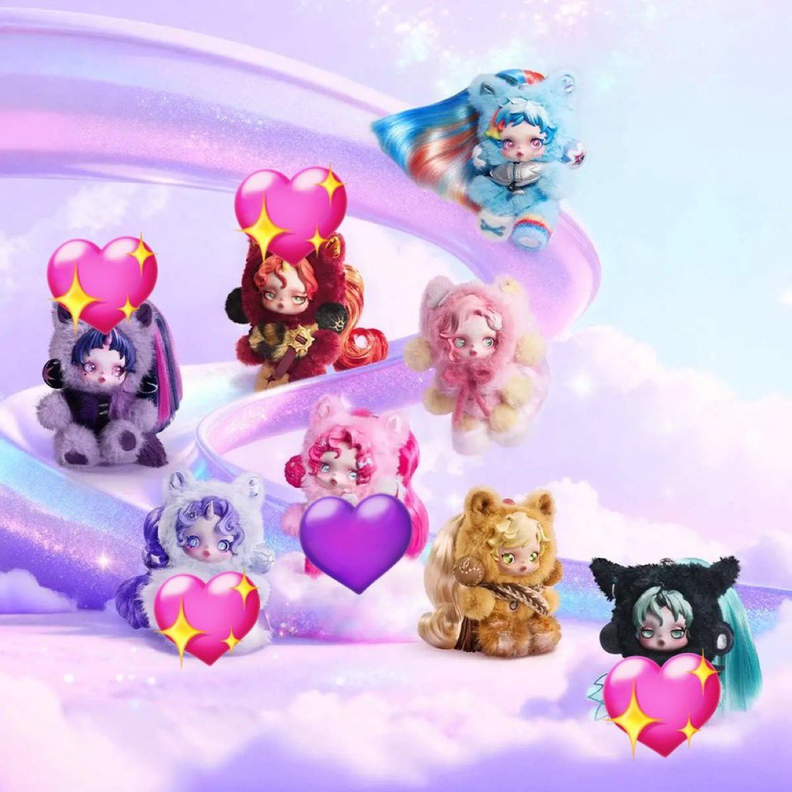 1【交換】POPMART SKULLPANDA スカルパンダ My Little Pony リトル