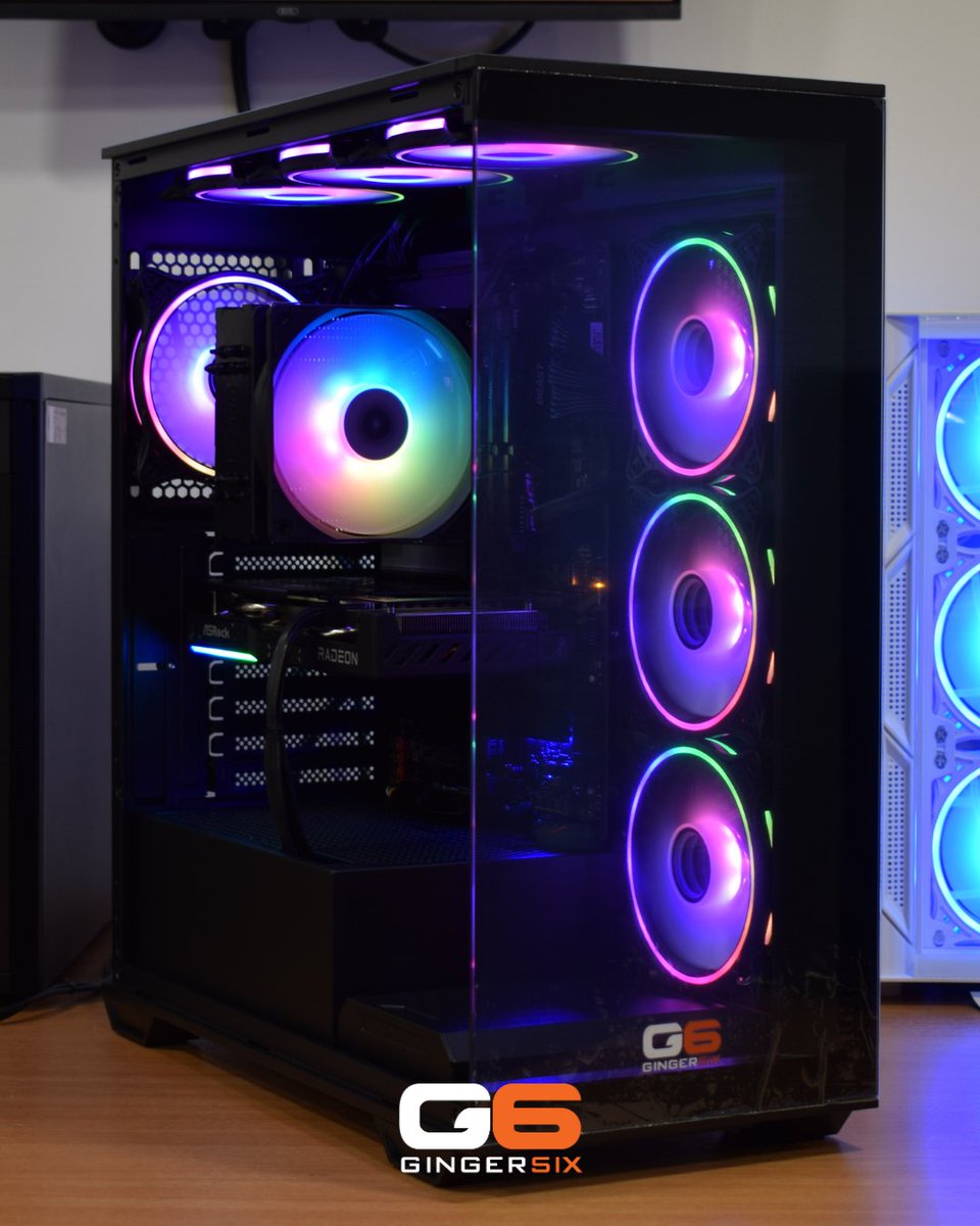 PC of the Day 🔥   
i5‑14600K | RX 9060 XT | 16GB DDR5 | 2TB NVMe | G6 Solus Case

Smooth mid‑range gaming with fast storage and clean airflow 😎

👉 Want to build your own? : ginger6.com/g6-vortex-x6-g…

#PCOfTheDay #GamingPC #Ginger6 #i514600K #rx9060xt #pcbuild