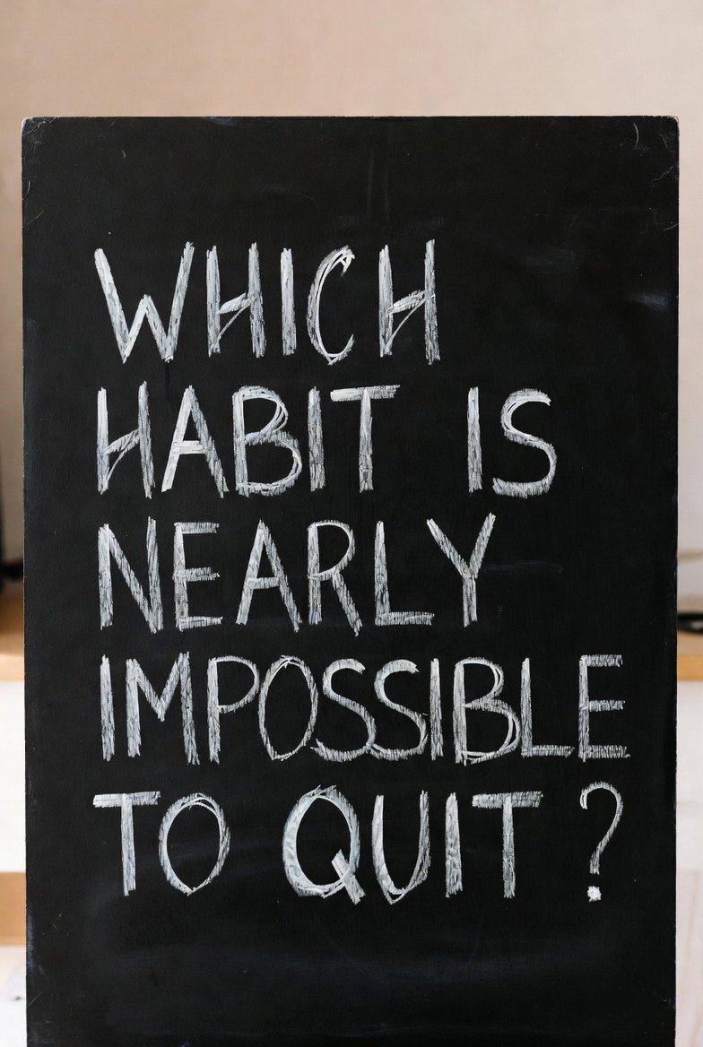 In your opinion, which habit is nearly impossible to quit❓