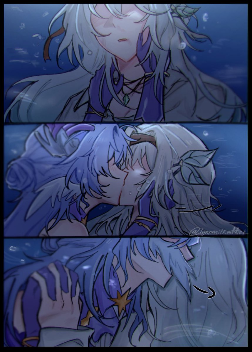 “How deep is your love?”
#robifly (pirate x siren)