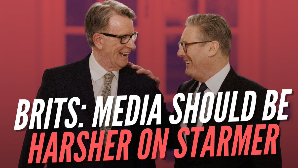 POLL: Public Says Media Has Been Too Lenient on Starmer for Mandelson Scandal order-order.com/2026/02/19/pol…