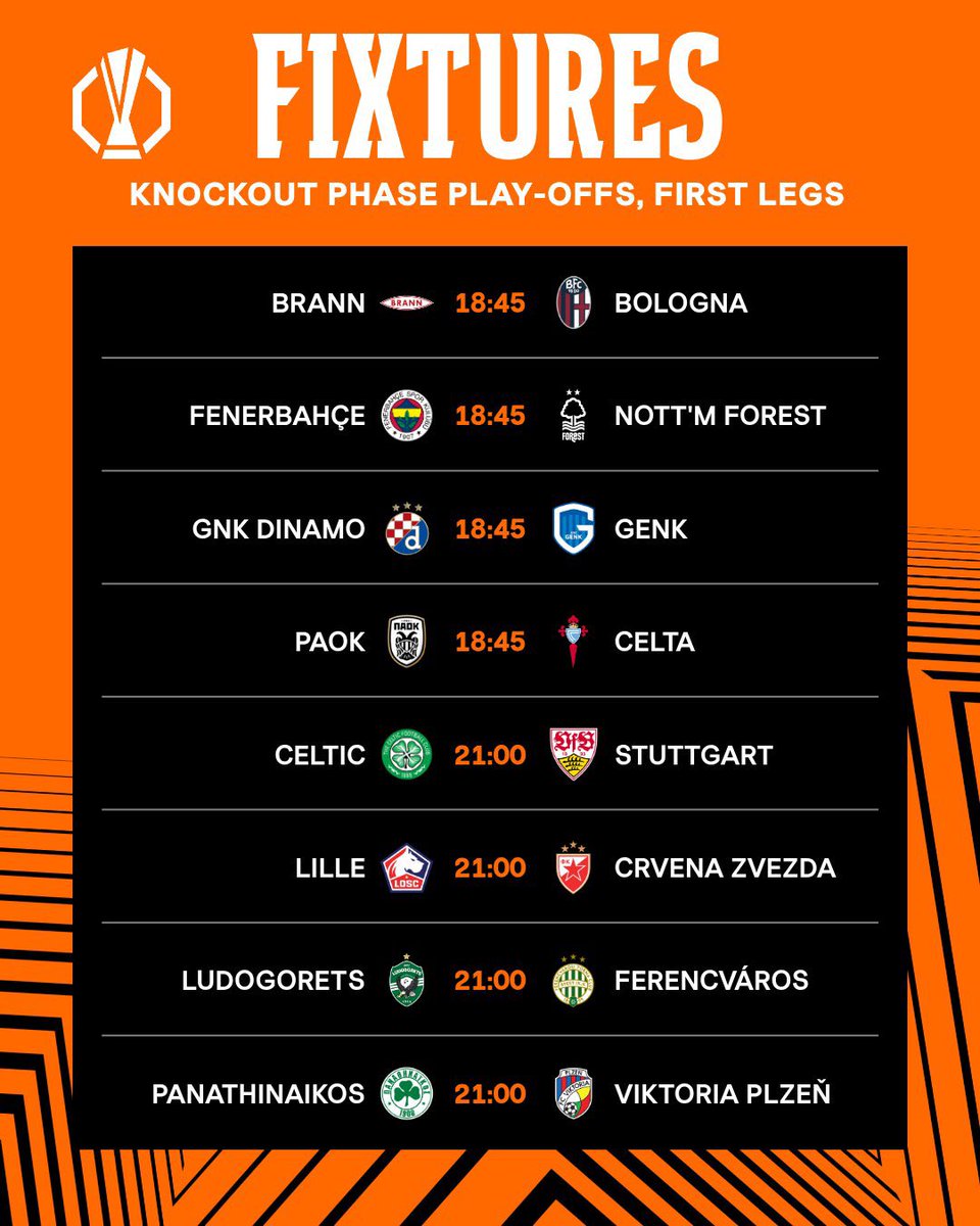 VOICI LES AFFICHES DU JOUR EN EUROPA LEAGUE 🖤🧡