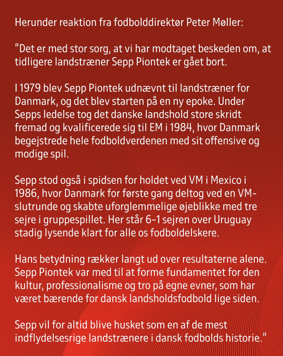 Fodboldlandsholdene 🇩🇰 tweet media