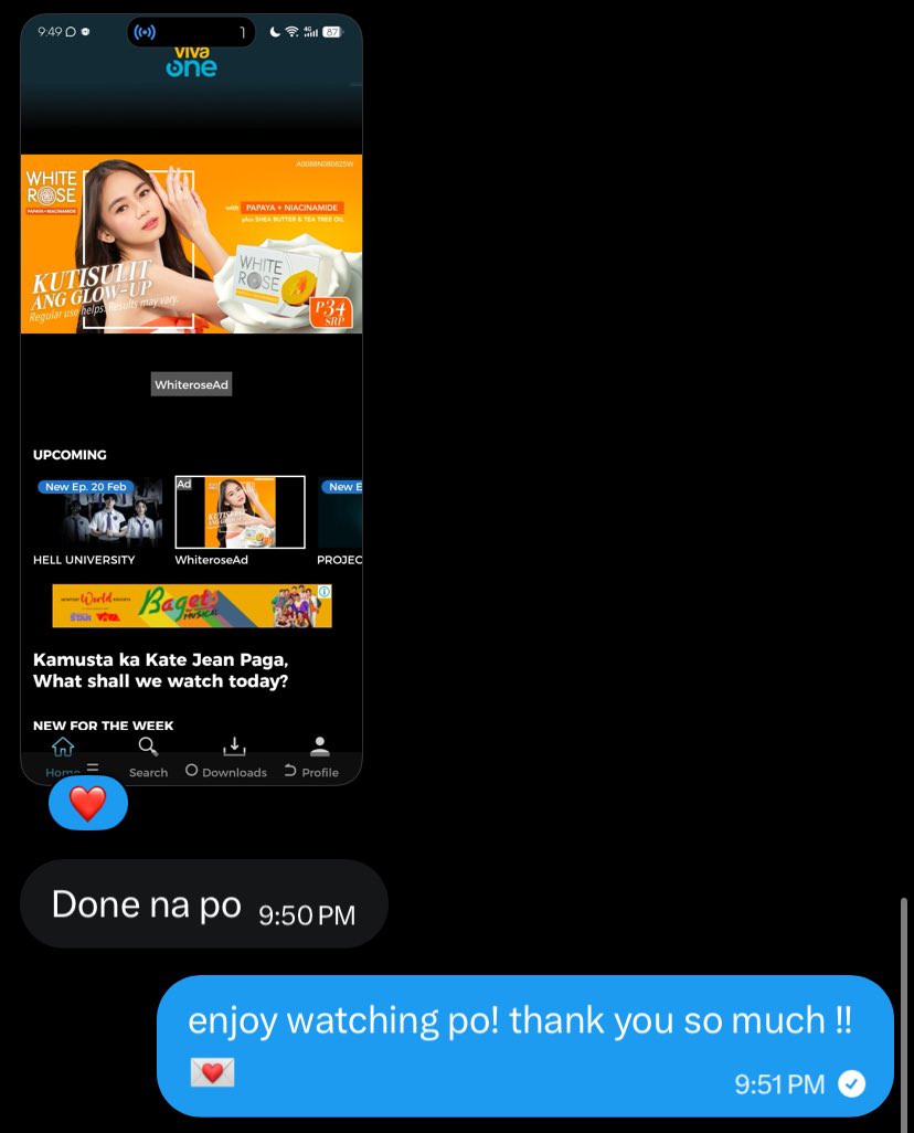 taliamnt's tweet photo. — viva one 1 month: 30 pesos 💌

- wts lfb viva prem for sale fs

• 1 device only
• payment is thru gcash
• this is a voucher
• your own account ❗️

📩 amnse jayfer kiefer jayjay gsot arkin via sdp drake palma vivaone premium ph
hu hell university https://t.co/NCDCm0fFSe