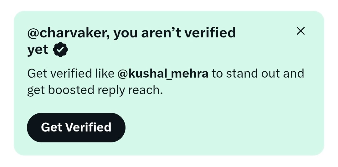I'll buy a blue tick when the vendor releases the payment