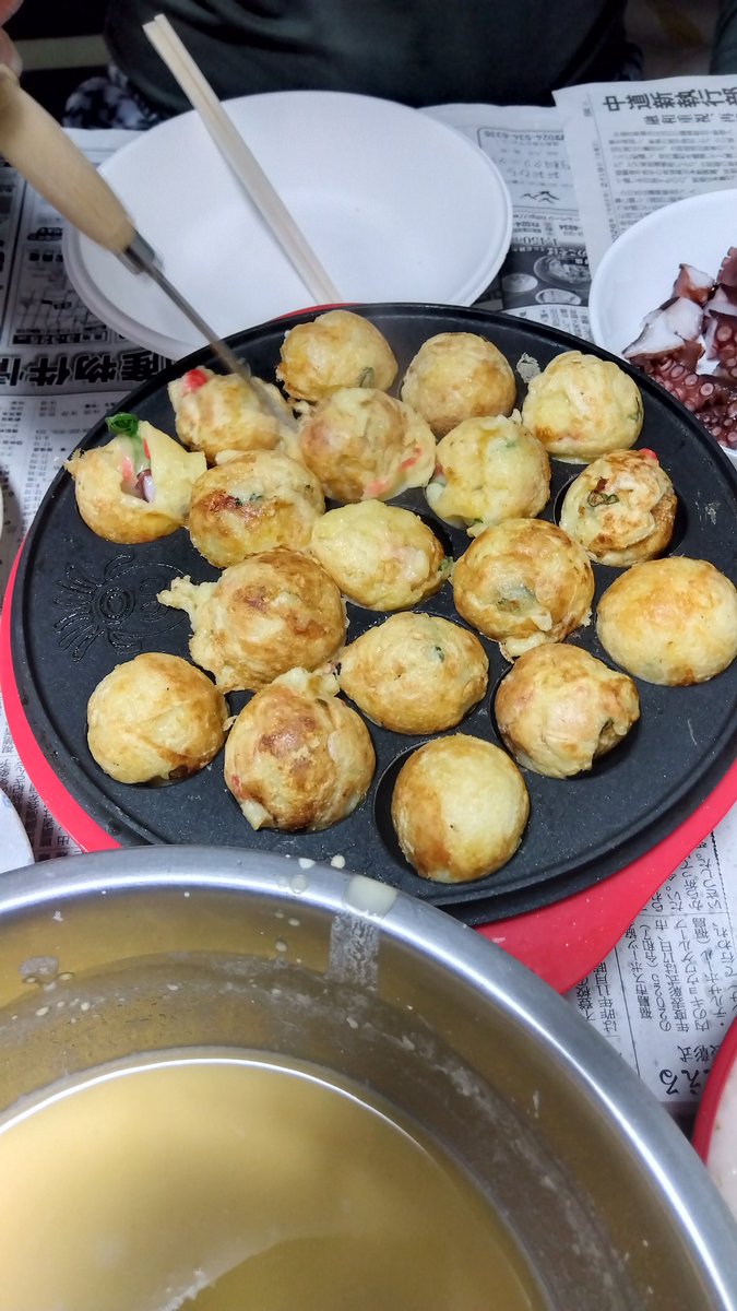 2月19日、Xでたこ焼き投稿が大盛り上がり