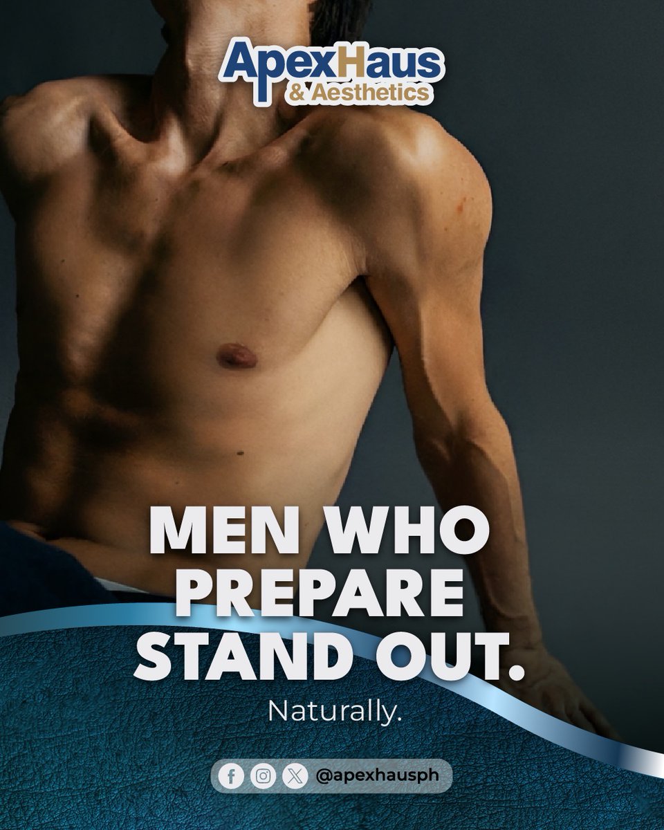 ApexHaus &amp; Aesthetics

MEN WHO PREPARE STAND OUT.
Naturally.

Build strength, define your edge, and let your results speak for themselves.

📱 Follow us <a href="/apexhausph/">Apex Haus & Aesthetics</a> on Facebook, Instagram, and X to discover how to unlock your natural potential!