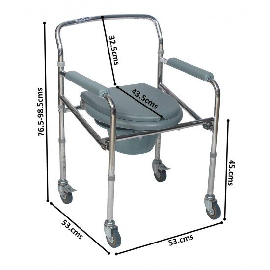 eone_kart's tweet image. #eOnekart Portable Height Adjustable Folding Commode Chair With Wheel &amp;amp; Commode Pot | Shower Transport Chair | Padded Toilet Seat | Arm Rests | Chrome Plated Steel | Rear Wheel Lock
official website: eonekart.com &amp;amp; eonekart.in
#commodechair #bedsidecommode