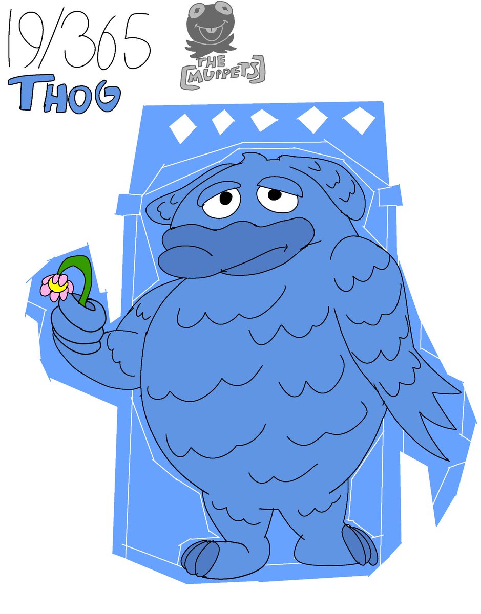 M4XIMUM_1MPACT's tweet photo. Drawing a favorite character every day to improve my art pt.19:365: thog from the Muppets!
#art #fanart #digitalart #muppets #themuppets #thog https://t.co/NgsV0wTgjq