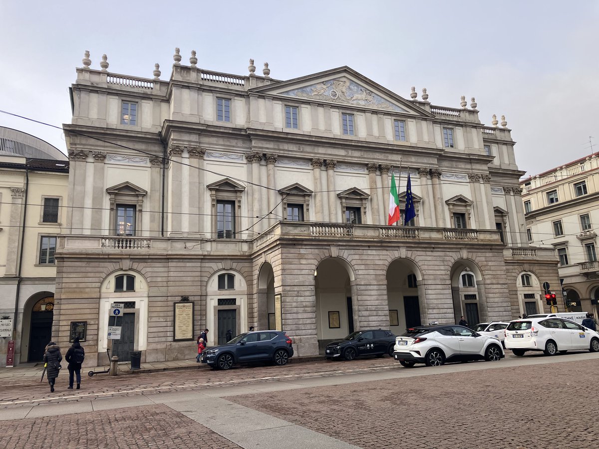 La Scala. My late father’s favourite opera house. He would go to performances every time he visited Milan in the 1950s