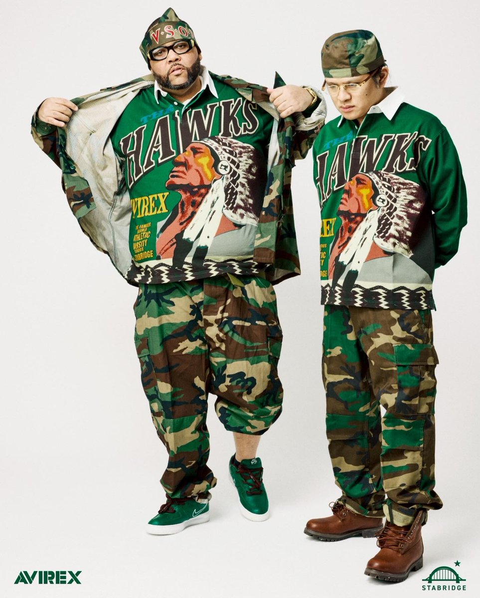 AVIREX × STABRIDGE\" HAWKS RUGBY SHIRTS AVIREX x STABRIDGE Hawks Rugby Shirts