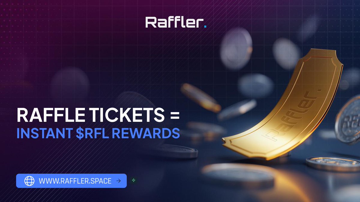 Buying a raffle ticket on Raffler isn’t just a shot at winning. It’s instant $RFL in your wallet, increasing each day you hold the ticket🚀

🎟 Buy ticket
💸 Claim $RFL cashback
🏆 Win the asset

Why gamble on charts when you can get rewarded instantly?

Grab your tickets now 👇