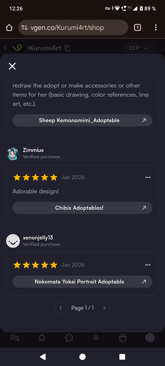 Hehe, I forgot to post that I have my orange badge on Vgen! 🧡 It is temporal but thank you for the people and kind reviews~
#Vgen #VGenComm #commissionsopen