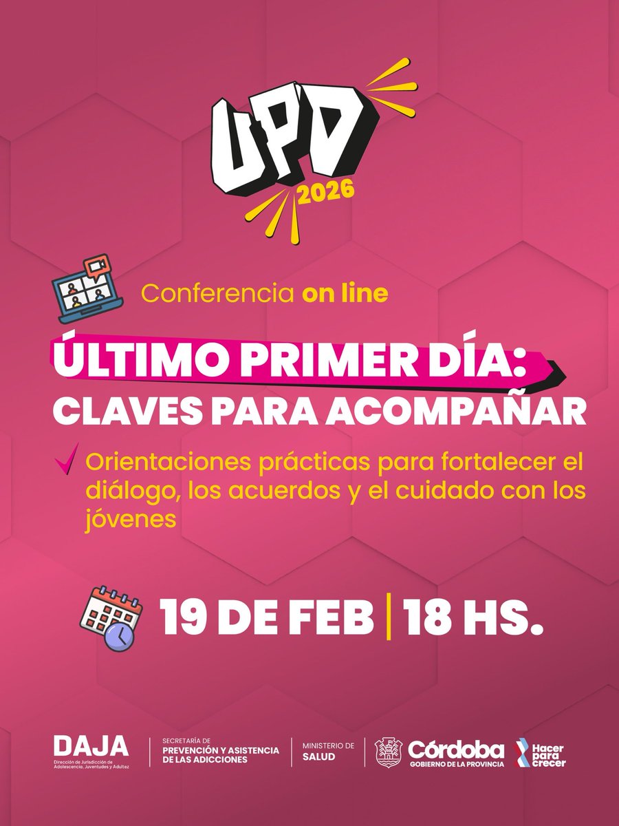 Secretaría de Salud Mental y Adicciones Córdoba tweet media