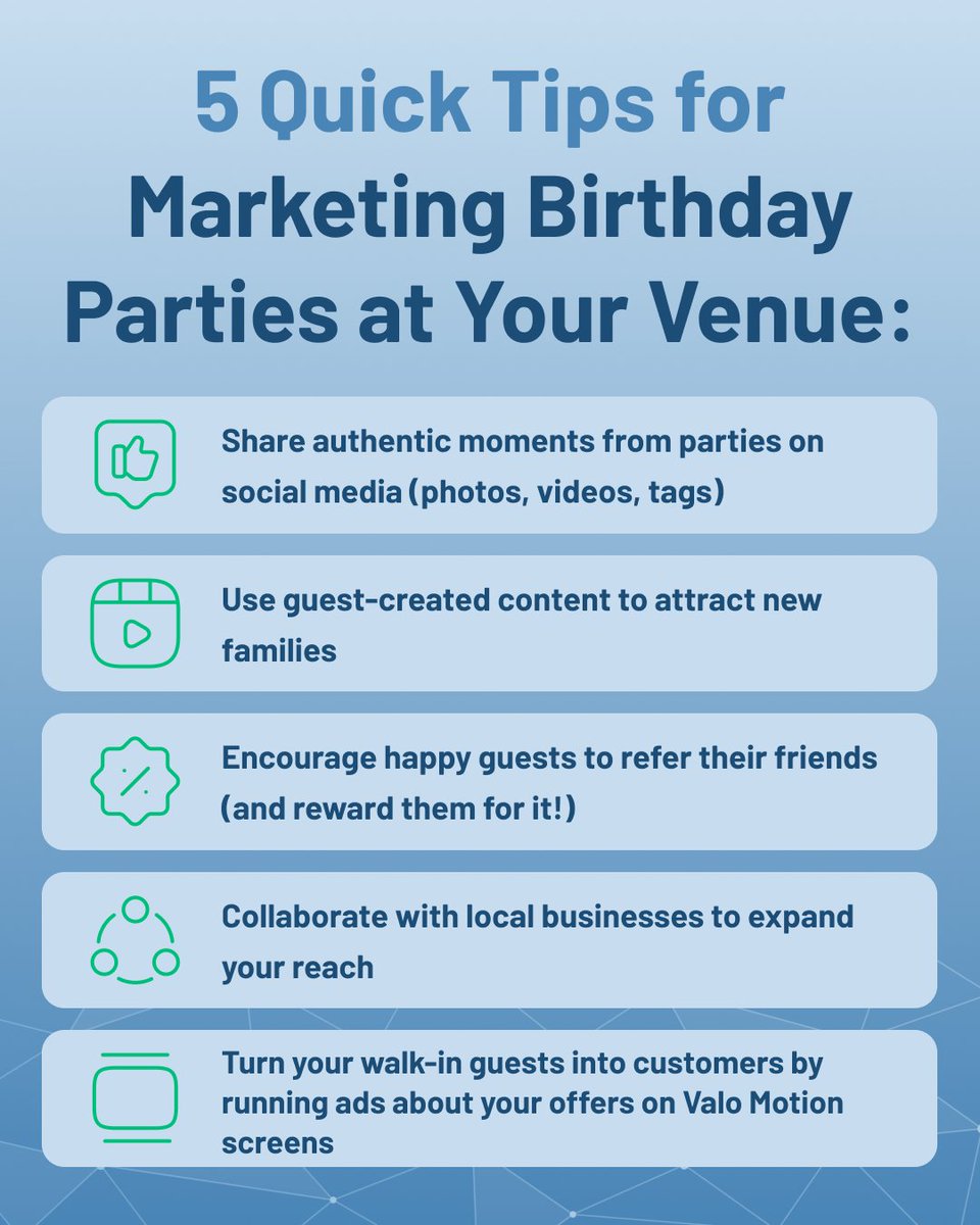 🎂 Part 3 of our Birthday Profit Formula focuses on marketing the piece that makes great party packages profitable.

We’ve turned the post into a quick infographic so you can see 5 practical fixes at a glance.

👉 Full blog here: hubs.ly/Q03Y4Sbp0