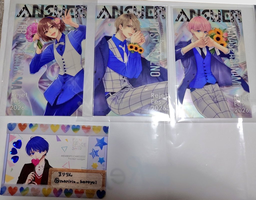 交換】Rejet Fes.2026 Answer ピタゴラスプロダクション ペンライト