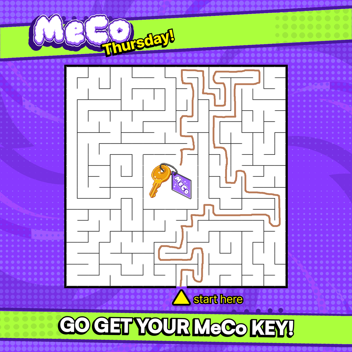 hnctrawing's tweet photo. Started from the bottom of the maze
No shortcuts
No guessing
Just focus, patience, and one goal
Get the MeCo Key 🔑
Locked in
#MeCoThursday https://t.co/5uVB1dWdUe