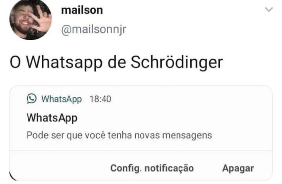 Só saberá quando abrir