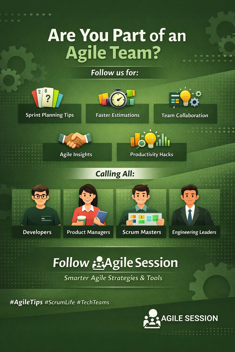 agilesession26's tweet photo. Same Sprint. Better Team. Every Time.

Great Agile teams don’t just ship work — they improve how they work.

👉 Log in and run your next retro the smart way:
 https://t.co/46WpOCjr4z

#AgileRetrospective #SprintRetro #AgileTeams #ContinuousImprovement #Scrum #TeamGrowth https://t.co/BCvH8BwnxE