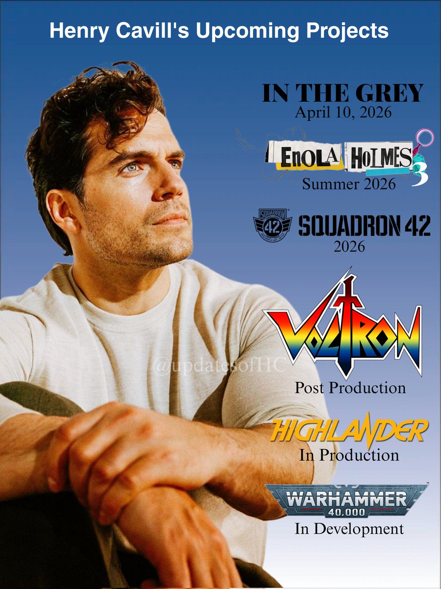 Henry Cavill Updates tweet media