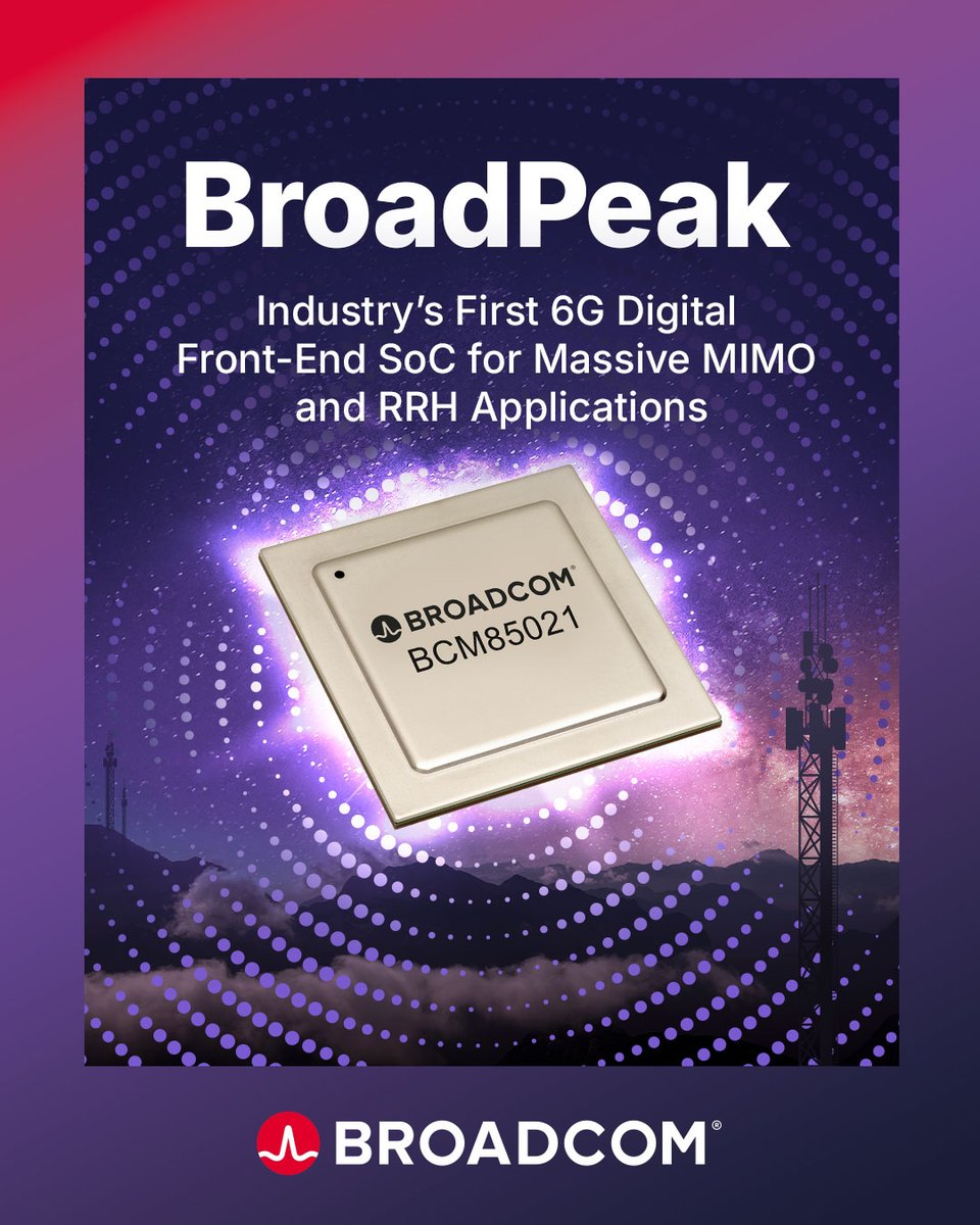 Broadcom tweet media
