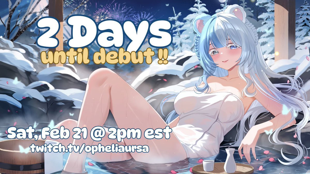 2 DAYS!!

📆Saturday, February 21ˢᵗ
🕑2:00pm EST | 11:00am PST 

🩵 New Model
🩵 Lore
🩵 Overlays
🩵 Emotes
... and more!

🎨: <a href="/417YXq1Itw21499/">Cheese Art Studio</a>

#ENVtuber #Vtuber