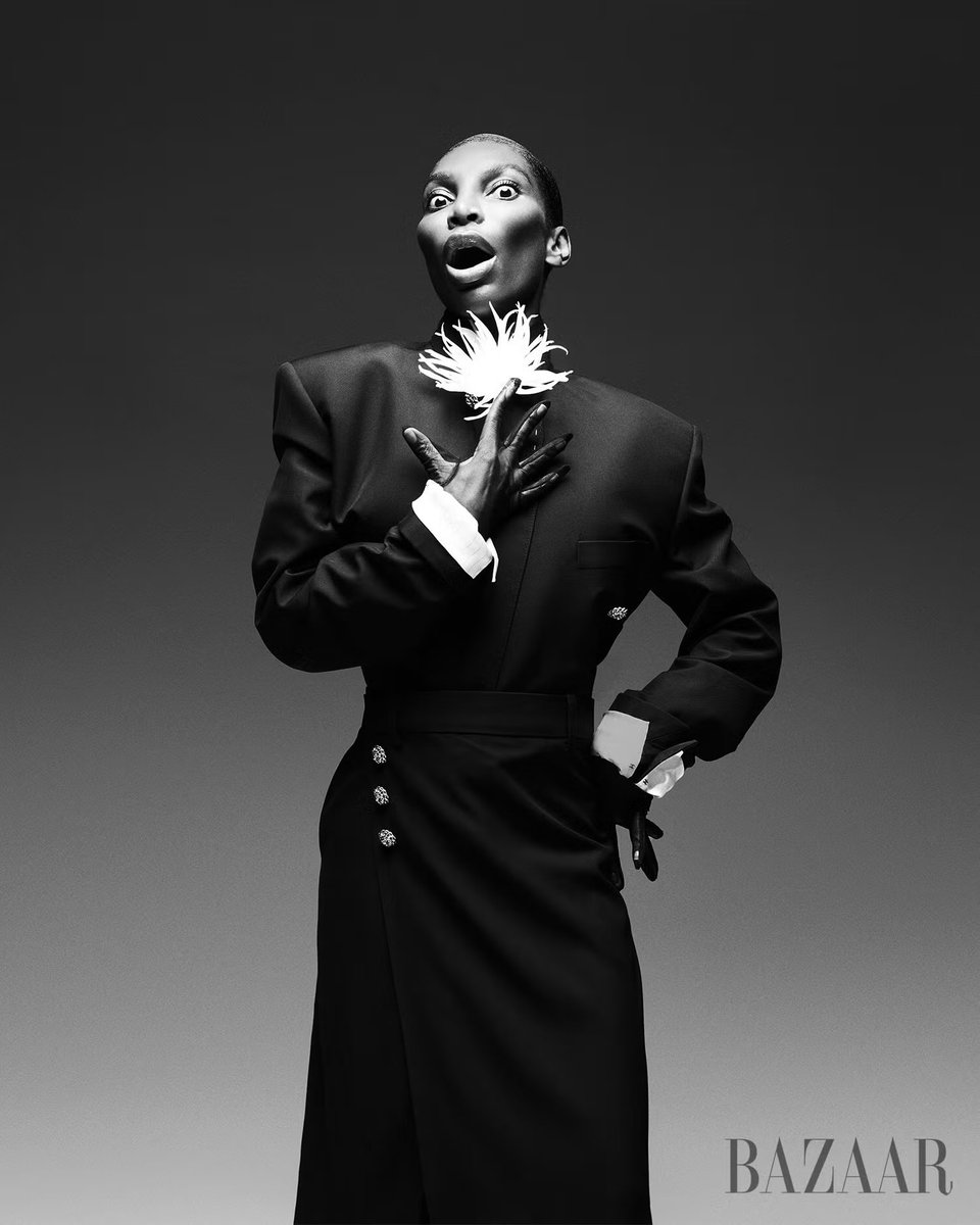 jacquemusx's tweet image. Michaela Coel by Willy Vanderperre for Harper’s Bazaar