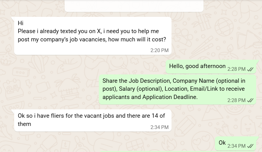 Jobs with Aramide tweet media