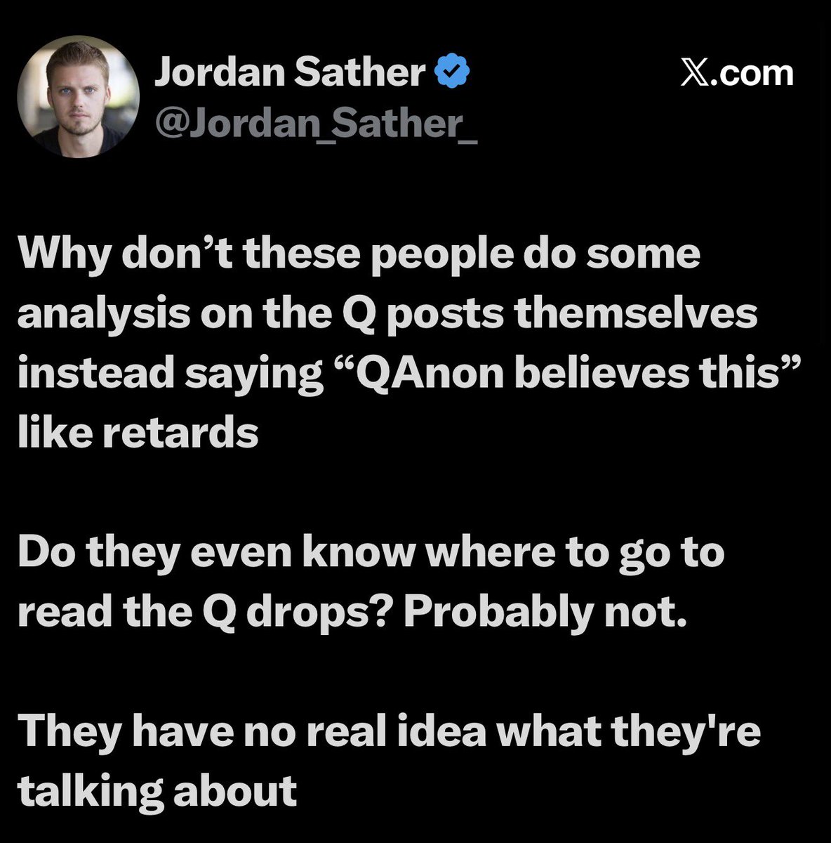 FFS. Go figure.
Someone please get this link to Jordan. He needs help.
8kun.top/projectdcomms/…