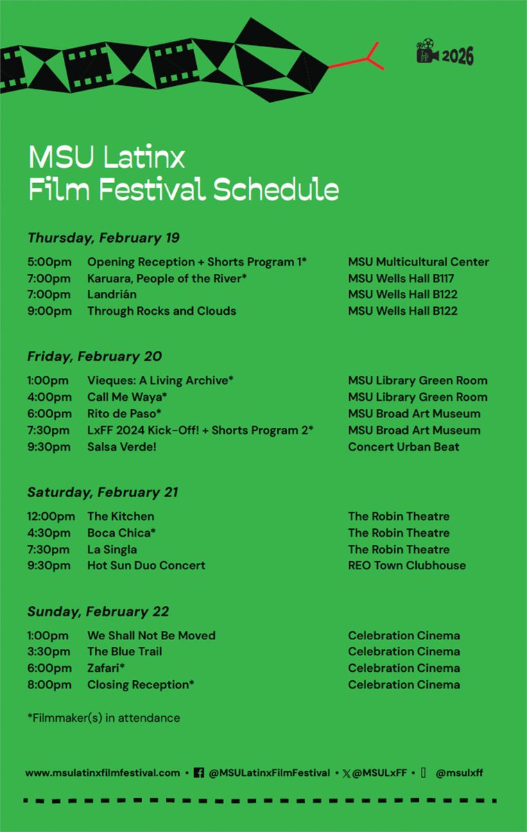 MSU Latinx Film Festival tweet media