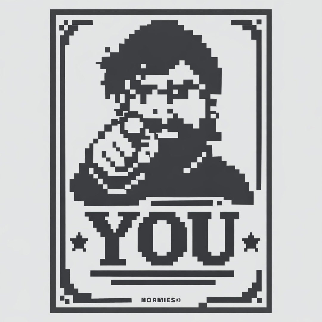 normiesART's tweet image. NORMIES! 

Unite!🔥

Let’s form a community around two shades and few pixels.

Created a groupchat for Normies community and our friend @nftgothsa will add you to it.

Reply with your Normies, let’s meet there👾⛓️