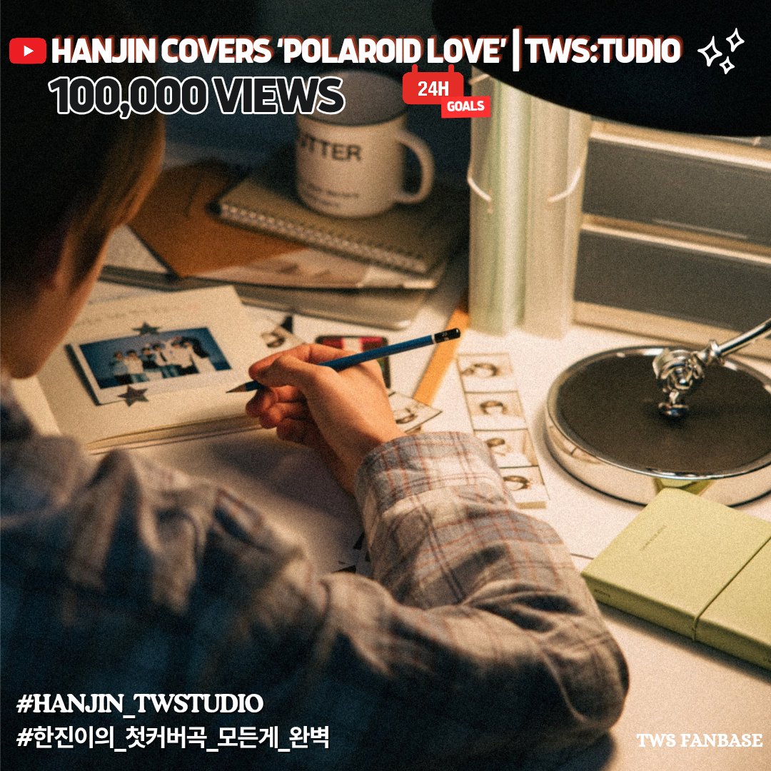 🎯 [GOALS]

HANJIN TWStudio 📷🎞️💗

🎯 100k views pada 24 Jam pertama release
⏰ Hashtag Event mulai 5PM WIB

HANJIN COVERS POLAROID LOVE
#️⃣HANJIN_TWSTUDIO
#️⃣한진이의_첫커버곡_모든게_완벽