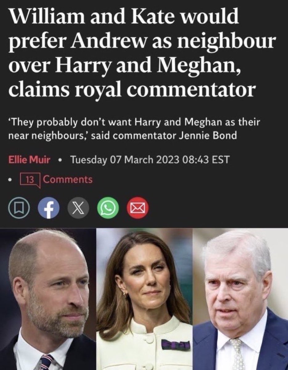 ingek73's tweet image. Wait, #PrinceWilliam and #Kate still choose to stay close to #Andrew ?
‘The Prince and Princess of Wales were staying at Anmer Hall, their home on the Norfolk estate, at the time of the arrest,
 …
Anmer Hall is about five miles from Mountbatten-Windsor’s Wood Farmresidence.’