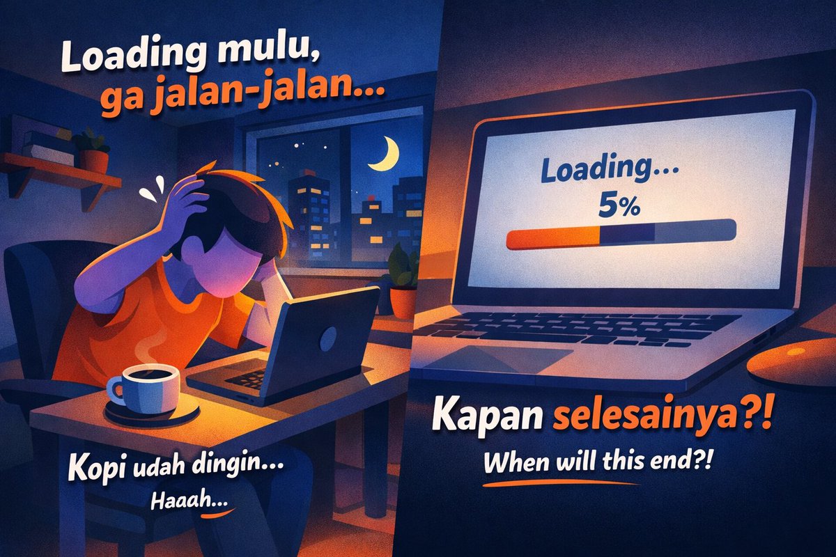 Alexrudiatt's tweet photo. VPS Indonesia bikin website loading super cepet. 
Lagi jualan online atau tugas kuliah eh lemot kayak motor mogok tanjakan? 😂 
#VPSIndonesia #WebsiteCepat #CloudServer 
Kamu pakai apa yang sering lemot? Cerita di reply yuk! 👇 https://t.co/lZrJLEokR6