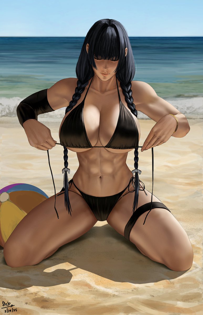Ouro_177
#kronillust #クロニーラ
On the beach 🌊
SFW