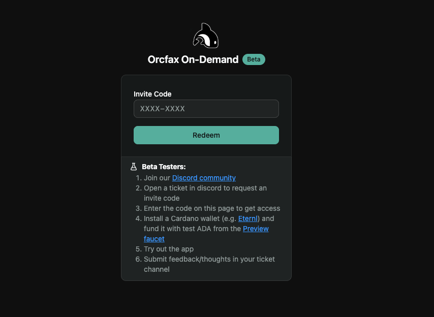 Orcfax oracle tweet media