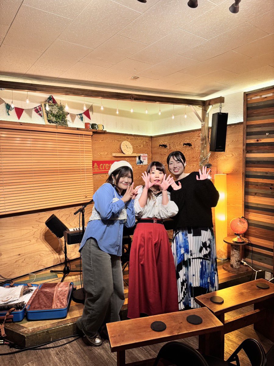 kyon_kyoko_'s tweet image. 2026.2/19
新代田crossing🌳

ご来場いただいた皆様、
ありがとうございました✨

だいすきなアーティストしか
いないスリーマン！！
本当に盛り上がったし、
改めてお二人の音楽に救われた夜に
なりました。🌃

kyonの音楽を
聴きに来てくれるみんな、
いつも本当にありがとう〜🥹♥