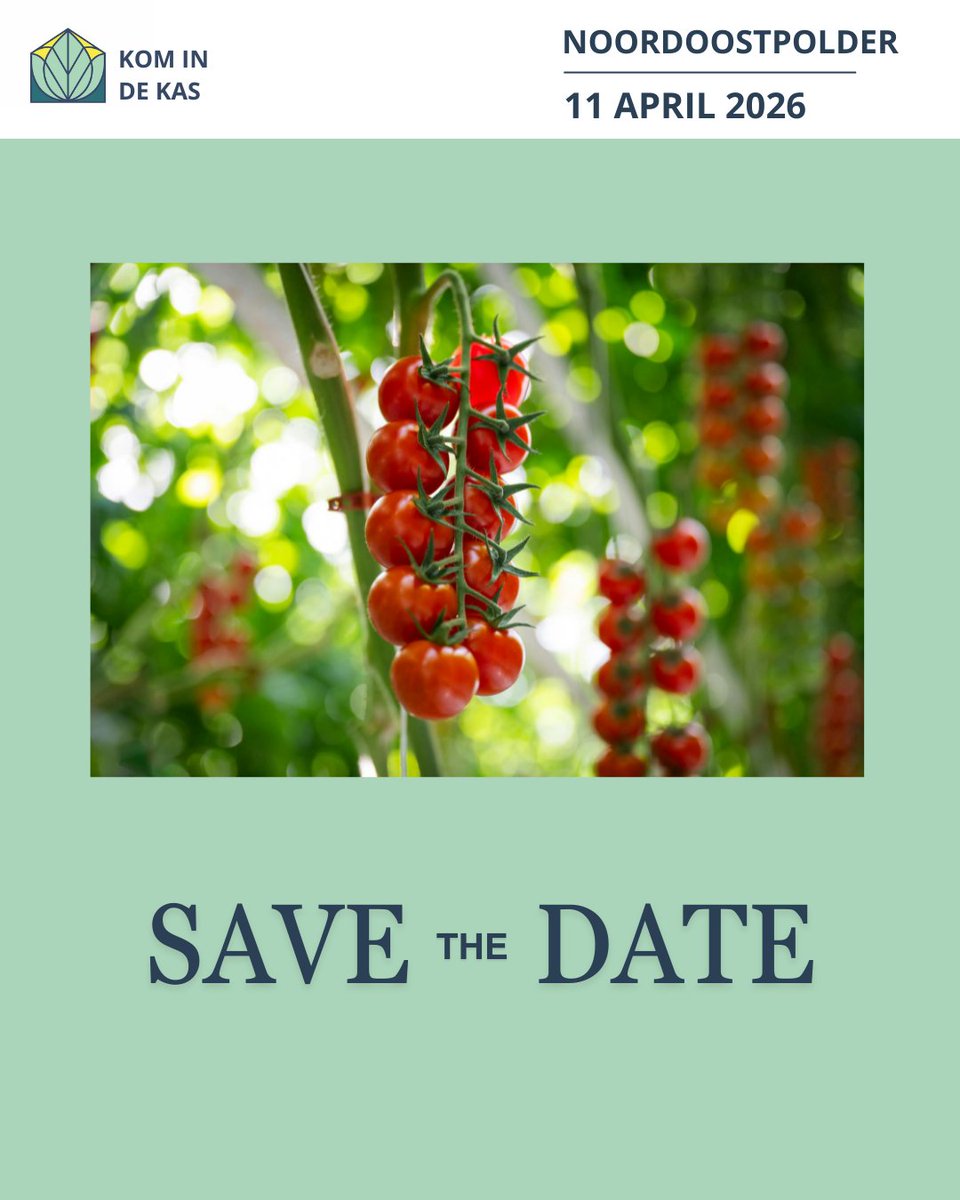 Zet alvast in je agenda: Kom in de Kas Noordoostpolder - zaterdag 11 april van 10.00 - 16.00 uur. Gratis toegang!
#komindekas #komindekasnoordoostpolder #noordoostpolder #gemaaktindenoordoostpolder