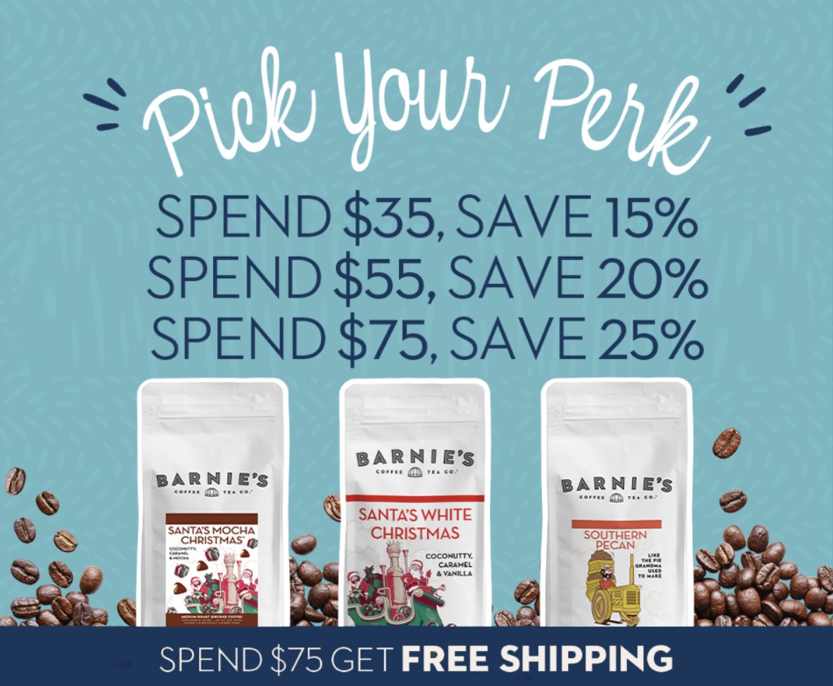 Hey Brewtiful, NEW FLAVORS just dropped! Hurry and Save Up to 25% Today Only at barniescoffee.com

Sip into Savings with Barnie's Coffee!