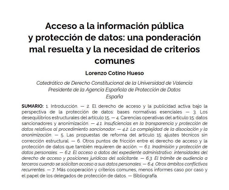 Revista Española de la Transparencia #RET tweet media