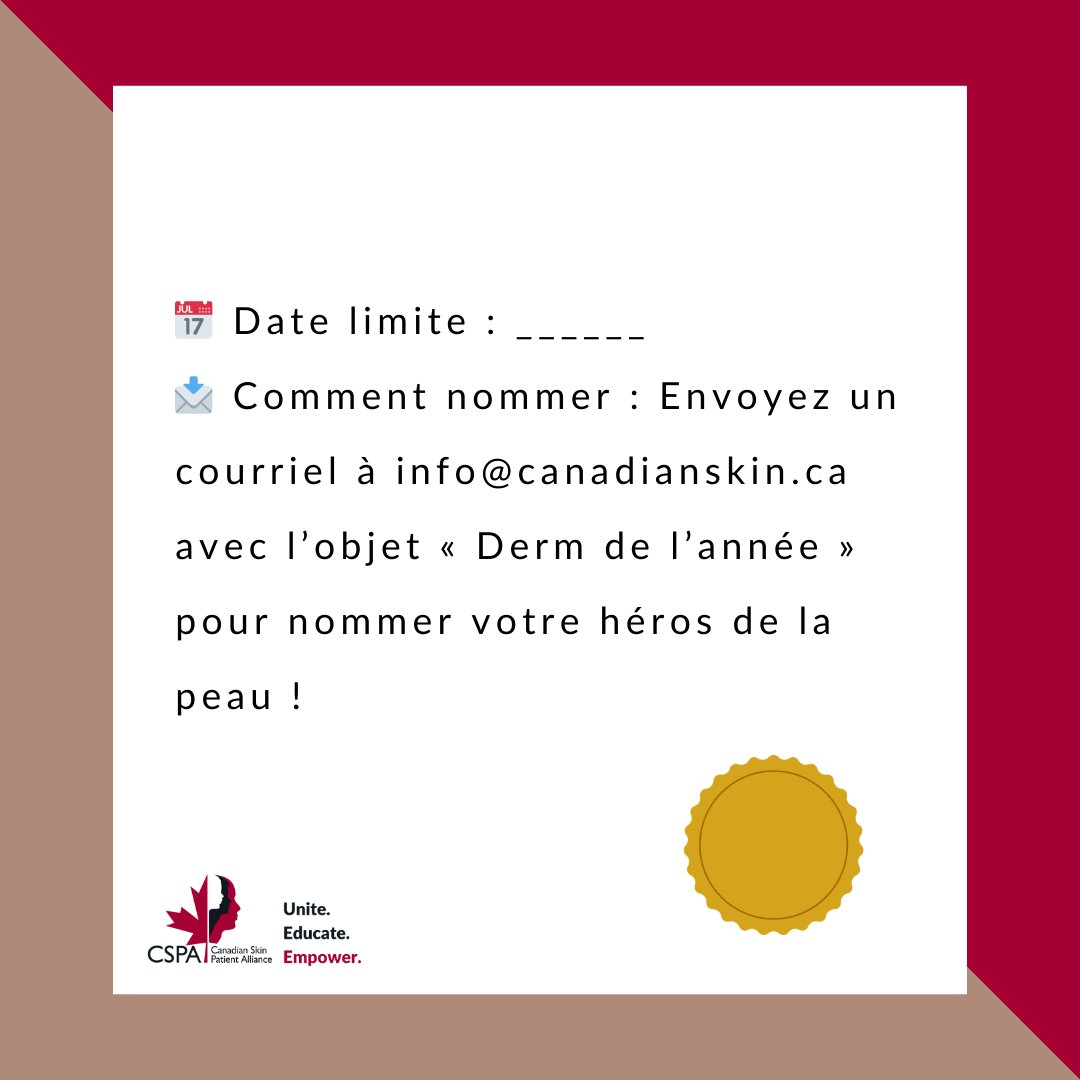 Canadian Skin Patient Alliance tweet media